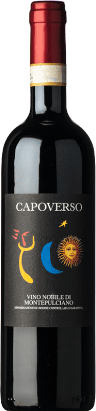 27,95 € Free Shipping | Red wine Capoverso D.O.C.G. Vino Nobile di Montepulciano Tuscany Italy Merlot, Sangiovese Bottle 75 cl