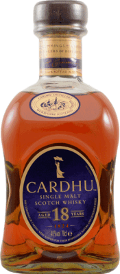 121,95 € Kostenloser Versand | Whiskey Single Malt Cardhu Speyseite Großbritannien 18 Jahre Flasche 70 cl