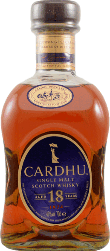121,95 € Envio grátis | Whisky Single Malt Cardhu Speyside Reino Unido 18 Anos Garrafa 70 cl