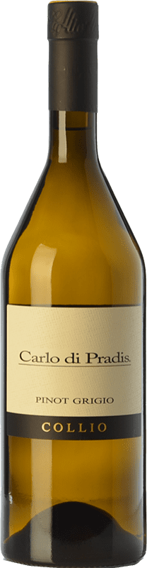 15,95 € Kostenloser Versand | Weißwein Carlo di Pradis Pinot Grigio D.O.C. Collio Goriziano-Collio Friaul-Julisch Venetien Italien Grauburgunder Flasche 75 cl