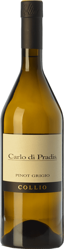15,95 € Free Shipping | White Wine Carlo di Pradis D.O.C. Collio Friuli-Venezia Giulia Italy Pinot Gris 75 cl