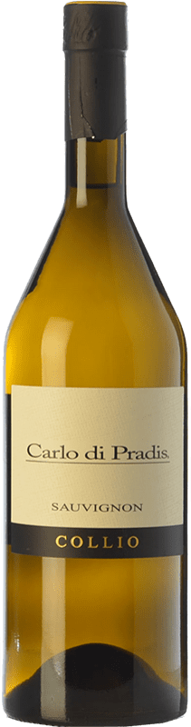 16,95 € Бесплатная доставка | Белое вино Carlo di Pradis D.O.C. Collio Фриули-Венеция-Джулия Италия Sauvignon — Совиньон 75 cl