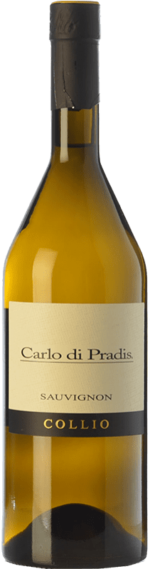 16,95 € Envio grátis | Vinho branco Carlo di Pradis D.O.C. Collio Goriziano-Collio Friuli-Venezia Giulia Itália Sauvignon Garrafa 75 cl