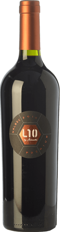 21,95 € 免费送货 | 红酒 Casa Bianchi L10 Premium 岁 I.G. Mendoza 门多萨 阿根廷 Malbec 瓶子 75 cl