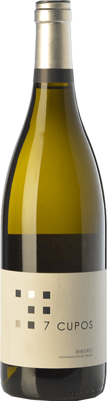 7,95 € Spedizione Gratuita | Vino bianco Casal de Armán 7 Cupos D.O. Ribeiro Galizia Spagna Treixadura Bottiglia 75 cl