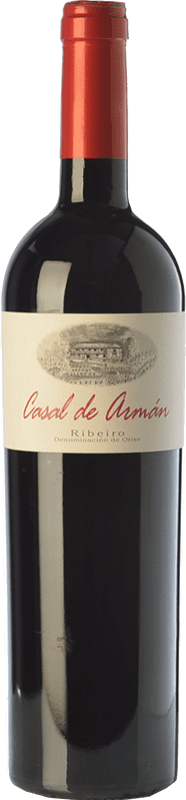 17,95 € Free Shipping | Red wine Casal de Armán Young D.O. Ribeiro Galicia Spain Sousón, Caíño Black, Brancellao Bottle 75 cl