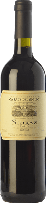 12,95 € Kostenloser Versand | Rotwein Casale del Giglio Shiraz I.G.T. Lazio Latium Italien Syrah Flasche 75 cl