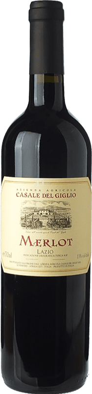 11,95 € 免费送货 | 红酒 Casale del Giglio I.G.T. Lazio 拉齐奥 意大利 Merlot 瓶子 75 cl