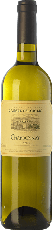 14,95 € Бесплатная доставка | Белое вино Casale del Giglio I.G.T. Lazio Лацио Италия Chardonnay — Шардоне 75 cl