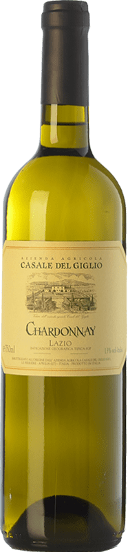 12,95 € Spedizione Gratuita | Vino bianco Casale del Giglio I.G.T. Lazio Lazio Italia Chardonnay Bottiglia 75 cl