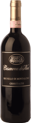 471,95 € Envio grátis | Vinho tinto Casanova di Neri Cerretalto D.O.C.G. Brunello di Montalcino Tuscany Itália Sangiovese Garrafa 75 cl