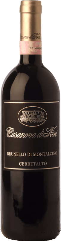 471,95 € Free Shipping | Red wine Casanova di Neri Cerretalto D.O.C.G. Brunello di Montalcino Tuscany Italy Sangiovese Bottle 75 cl