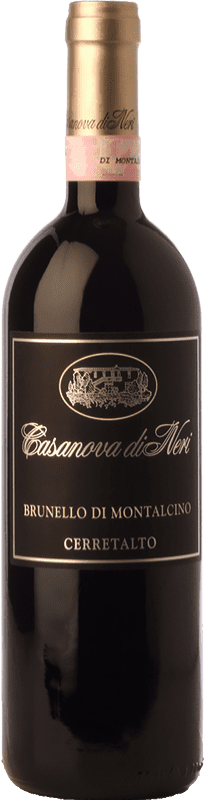 448,95 € 送料無料 | 赤ワイン Casanova di Neri Cerretalto D.O.C.G. Brunello di Montalcino トスカーナ イタリア Sangiovese ボトル 75 cl