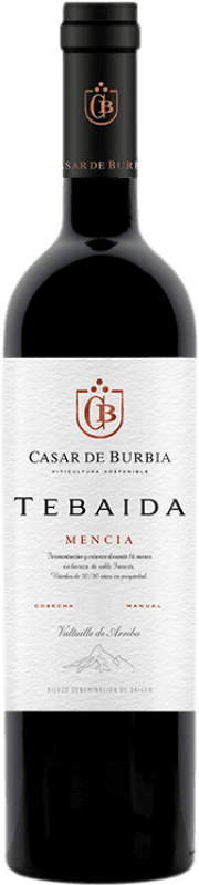 29,95 € Envío gratis | Vino tinto Casar de Burbia Tebaida Crianza D.O. Bierzo Castilla y León España Mencía Botella 75 cl