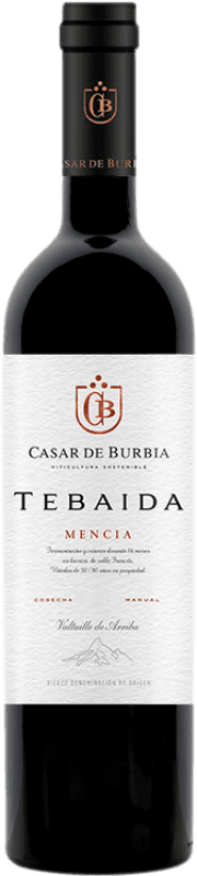 38,95 € Бесплатная доставка | Красное вино Casar de Burbia Tebaida старения D.O. Bierzo Кастилия-Леон Испания Mencía бутылка 75 cl