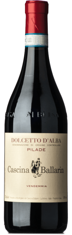 10,95 € Free Shipping | Red wine Cascina Ballarin Pilade D.O.C.G. Dolcetto d'Alba Piemonte Italy Dolcetto Bottle 75 cl