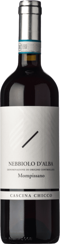 18,95 € Бесплатная доставка | Красное вино Cascina Chicco Mompissano D.O.C. Nebbiolo d'Alba Пьемонте Италия Nebbiolo бутылка 75 cl