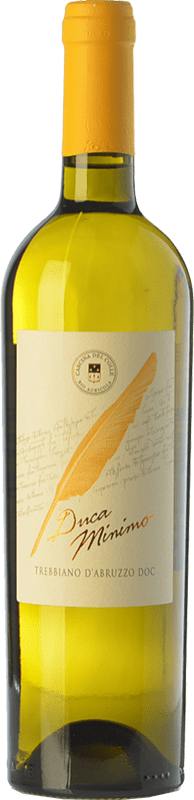 7,95 € Envío gratis | Vino blanco Cascina del Colle Ducaminimo D.O.C. Trebbiano d'Abruzzo Abruzzo Italia Trebbiano Botella 75 cl