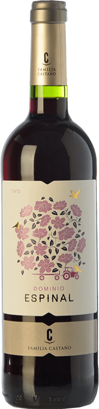 6,95 € Spedizione Gratuita | Vino rosso Castaño Dominio de Espinal Giovane D.O. Yecla Regione di Murcia Spagna Syrah, Monastrell Bottiglia 75 cl