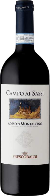 16,95 € Free Shipping | Red wine Marchesi de' Frescobaldi Castelgiocondo Campo ai Sassi D.O.C. Rosso di Montalcino Tuscany Italy Sangiovese Bottle 75 cl