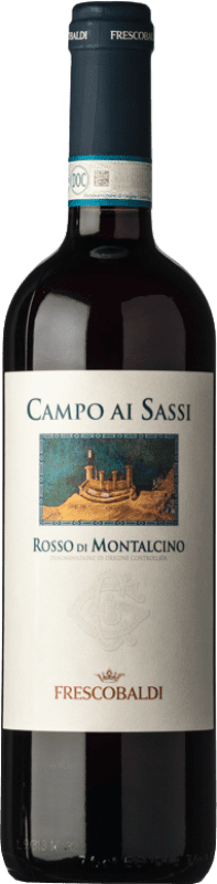 17,95 € Free Shipping | Red wine Marchesi de' Frescobaldi Castelgiocondo Campo ai Sassi D.O.C. Rosso di Montalcino Tuscany Italy Sangiovese Bottle 75 cl