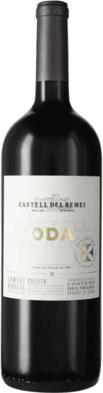 13,95 € 免费送货 | 红葡萄酒 Castell del Remei Oda Crianza — 陈酿 D.O. Costers del Segre 加泰罗尼亚 西班牙 Tempranillo — 丹魄, Merlot — 梅洛, Syrah — 西拉, Cabernet Sauvignon — 赤霞珠 大瓶 — Magnum 1,5 L