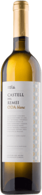 14,95 € Envio grátis | Vinho branco Castell del Remei Oda Blanc Crianza D.O. Costers del Segre Catalunha Espanha Macabeo, Chardonnay Garrafa 75 cl