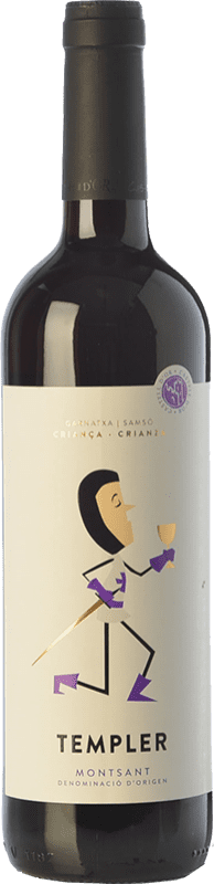 9,95 € Free Shipping | Red wine Castell d'Or Templer Criança Aged D.O. Montsant Catalonia Spain Grenache, Carignan Bottle 75 cl