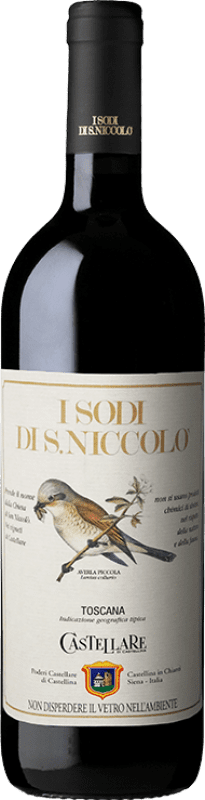 103,95 € Free Shipping | Red Wine Domini Castellare di Castellina I Sodi di S. Niccolò I.G.T. Toscana Tuscany Italy Malvasia, Sangiovese Bottle 75 cl