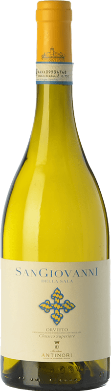 25,95 € Envoi gratuit | Vin blanc Castello della Sala San Giovanni D.O.C. Orvieto Ombrie Italie Viognier, Pinot Blanc, Procanico, Grechetto Bouteille 75 cl