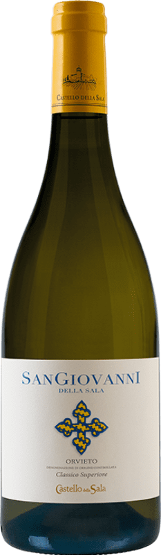 27,95 € 免费送货 | 白酒 Castello della Sala San Giovanni D.O.C. Orvieto 翁布里亚 意大利 Viognier, Pinot White, Procanico, Grechetto 瓶子 75 cl