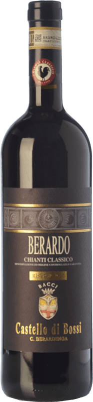45,95 € 免费送货 | 红葡萄酒 Castello di Bossi Berardo 经典 珍藏 D.O.C.G. Chianti 托斯卡纳 意大利 Sangiovese — 桑娇维塞 75 cl