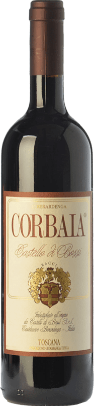 61,95 € 免费送货 | 红酒 Castello di Bossi Corbaia I.G.T. Toscana 托斯卡纳 意大利 Cabernet Sauvignon, Sangiovese 瓶子 75 cl