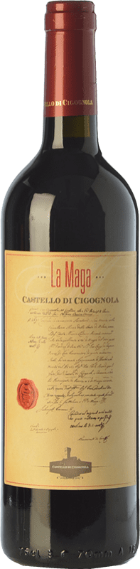 23,95 € Envoi gratuit | Vin Rouge Castello di Cigognola La Maga D.O.C. Oltrepò Pavese Lombardia Italie Barbera 75 cl