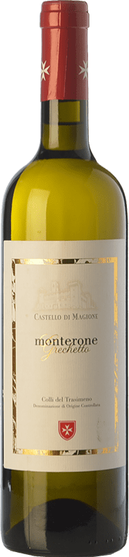14,95 € Free Shipping | White Wine Castello di Magione Monterone D.O.C. Colli del Trasimeno Umbria Italy Grechetto 75 cl