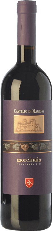 23,95 € Spedizione Gratuita | Vino rosso Castello di Magione Morcinaia D.O.C. Colli del Trasimeno Umbria Italia Merlot, Cabernet Sauvignon, Sangiovese Bottiglia 75 cl