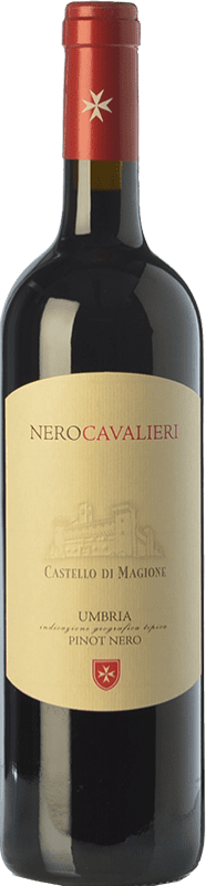 18,95 € Kostenloser Versand | Rotwein Castello di Magione Nero Cavalieri I.G.T. Umbria Umbrien Italien Spätburgunder Flasche 75 cl