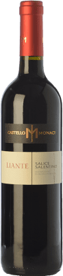 14,95 € Envio grátis | Vinho tinto Castello Monaci Liante D.O.C. Salice Salentino Puglia Itália Malvasia Preta, Negroamaro Garrafa 75 cl
