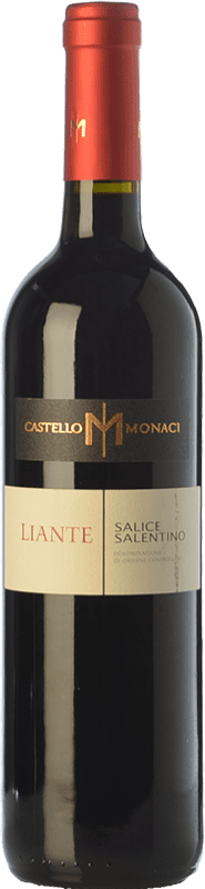 9,95 € Бесплатная доставка | Красное вино Castello Monaci Liante D.O.C. Salice Salentino Апулия Италия Malvasia Black, Negroamaro бутылка 75 cl