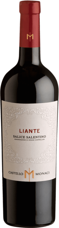 15,95 € Бесплатная доставка | Красное вино Castello Monaci Liante D.O.C. Salice Salentino Апулия Италия Malvasia Black, Negroamaro бутылка 75 cl