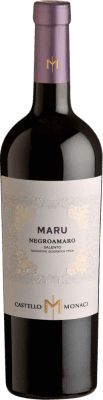 17,95 € Kostenloser Versand | Rotwein Castello Monaci Maru I.G.T. Salento Kampanien Italien Negroamaro 75 cl