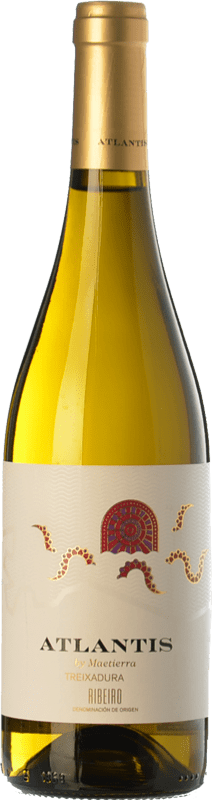 7,95 € Envoi gratuit | Vin Blanc Castillo de Maetierra Atlantis D.O. Ribeiro Galice Espagne Treixadura 75 cl