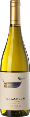 10,95 € Free Shipping | White wine Castillo de Maetierra Atlantis Txakolí de Álava D.O. Arabako Txakolina Basque Country Spain Hondarribi Zuri Bottle 75 cl