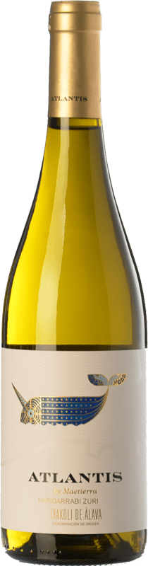 15,95 € Envoi gratuit | Vin Blanc Castillo de Maetierra Atlantis Txakolí de Álava D.O. Arabako Txakolina Pays Basque Espagne Hondarribi Zuri 75 cl