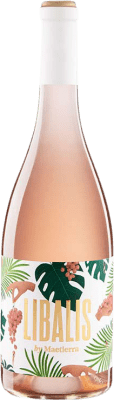 7,95 € Free Shipping | Rosé wine Castillo de Maetierra Libalis Rosé Young I.G.P. Vino de la Tierra Valles de Sadacia The Rioja Spain Syrah, Muscatel Small Grain Bottle 75 cl