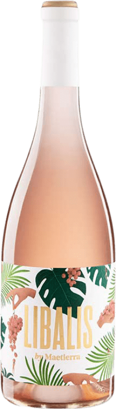 7,95 € Бесплатная доставка | Розовое вино Castillo de Maetierra Libalis Rosé Молодой I.G.P. Vino de la Tierra Valles de Sadacia Ла-Риоха Испания Syrah, Muscatel Small Grain бутылка 75 cl