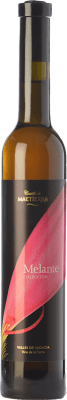 19,95 € Бесплатная доставка | Сладкое вино Castillo de Maetierra Melante Colección — Коллекция Crianza — Крианса I.G.P. Vino de la Tierra Valles de Sadacia Ла-Риоха Испания Moscatel — Мускат Средняя бутылка 50 cl