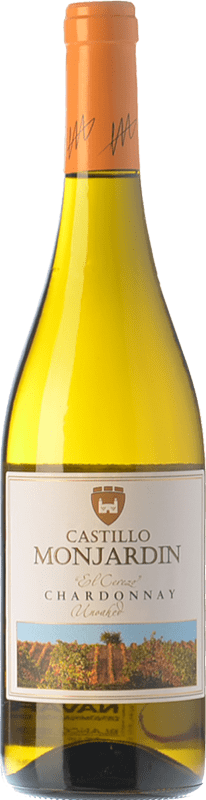 9,95 € Бесплатная доставка | Белое вино Castillo de Monjardín El Cerezo D.O. Navarra Наварра Испания Chardonnay бутылка 75 cl