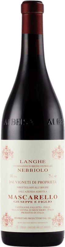 49,95 € Spedizione Gratuita | Vino rosso Giuseppe Mascarello D.O.C. Langhe Piemonte Italia Nebbiolo Bottiglia 75 cl