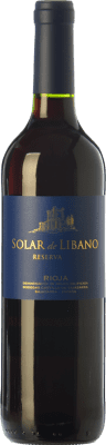 16,95 € Free Shipping | Red wine Castillo de Sajazarra Solar de Líbano Reserve D.O.Ca. Rioja The Rioja Spain Tempranillo, Grenache, Graciano Bottle 75 cl
